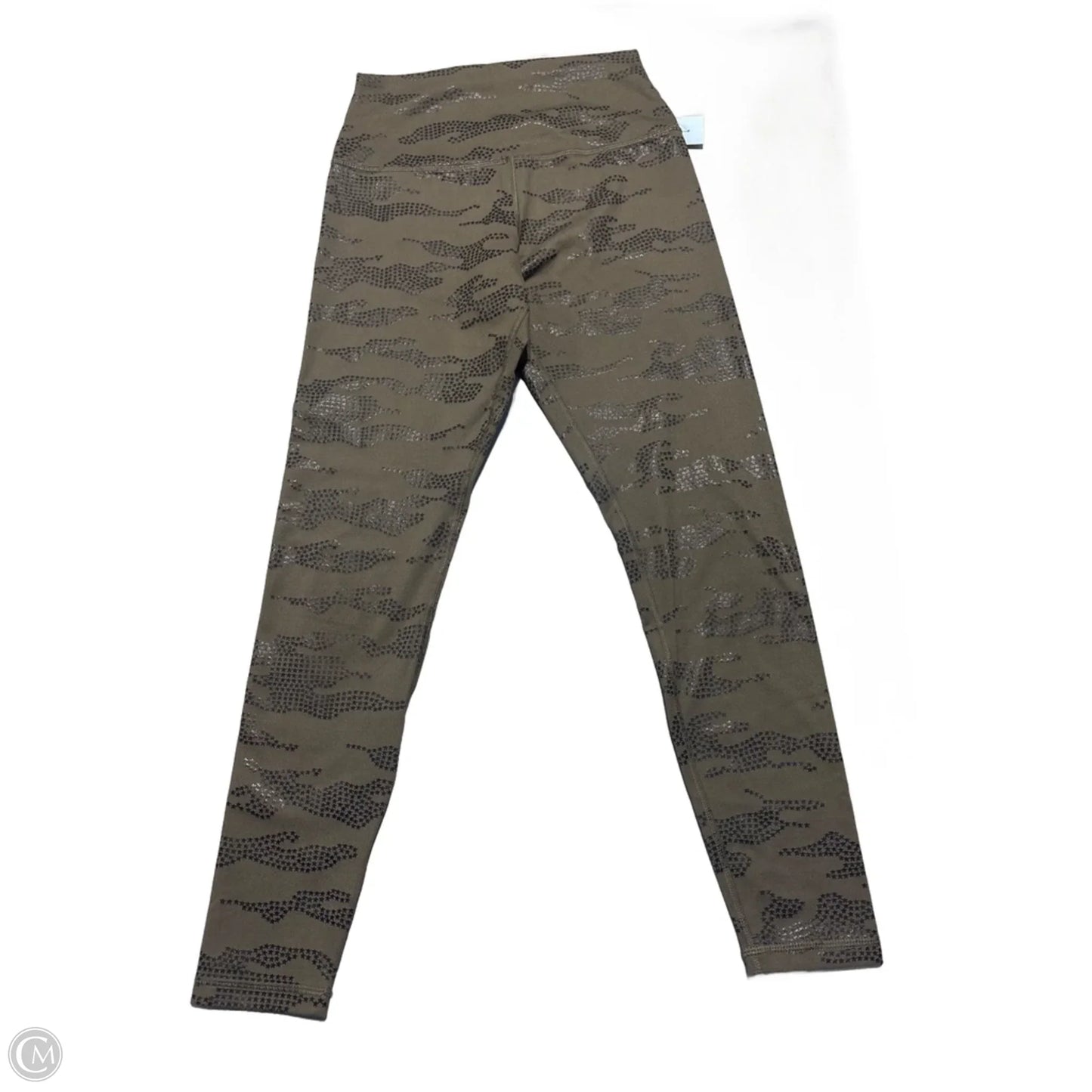 Athletic Leggings By Glyder In Black & Green, Size: S