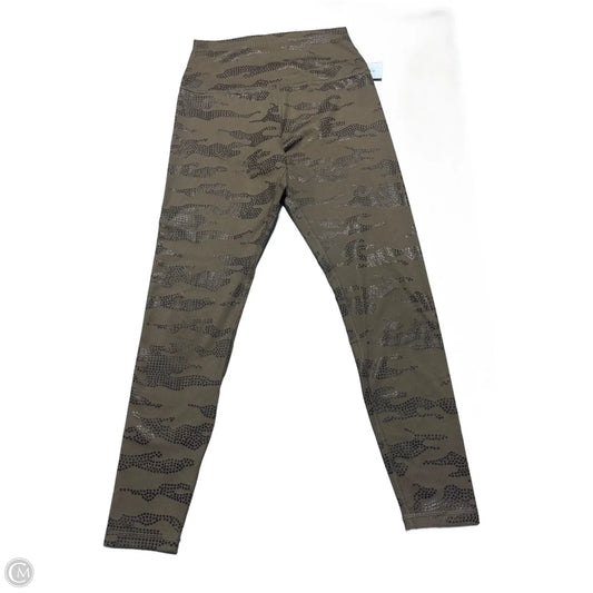 Athletic Leggings By Glyder In Black & Green, Size: S