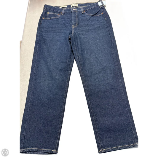 Jeans Straight By Universal Thread In Blue Denim, Size: 16