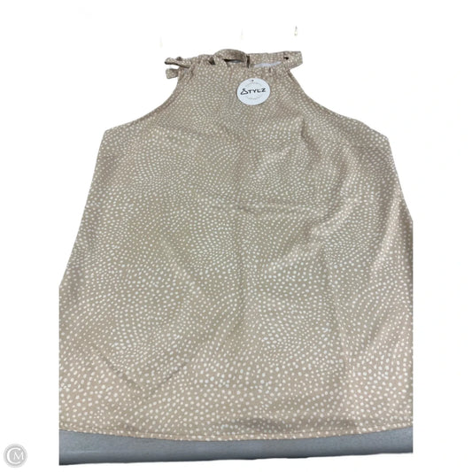 Top Sleeveless By Cme In Cream, Size: L