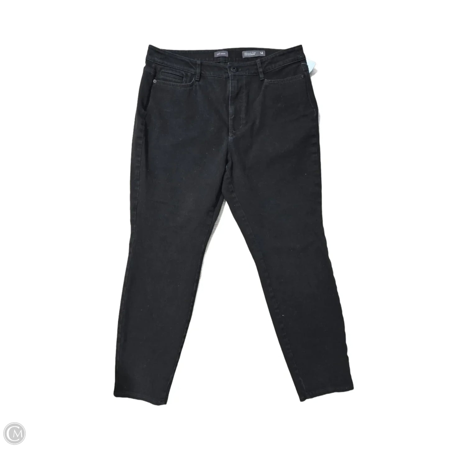 Pants Leggings By J. Jill In Black Denim, Size: 14