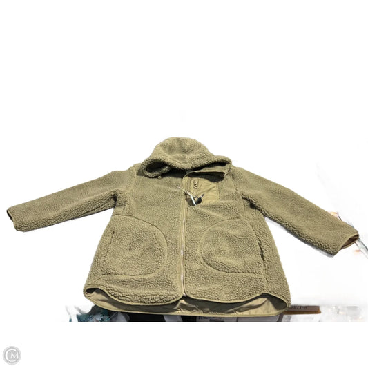 Jacket Fleece By H&m In Green, Size: S