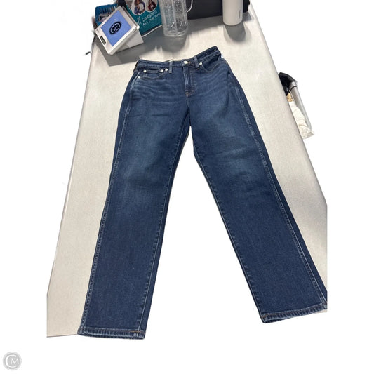 Jeans Straight By Madewell In Blue Denim, Size: 6