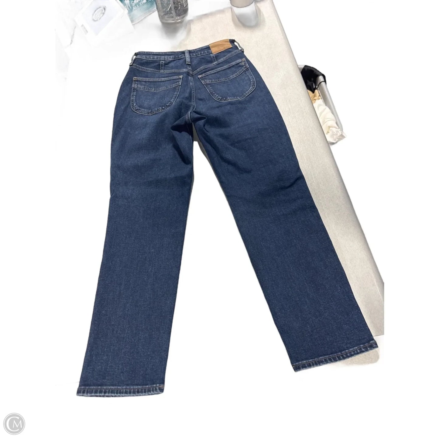Jeans Straight By Madewell In Blue Denim, Size: 6