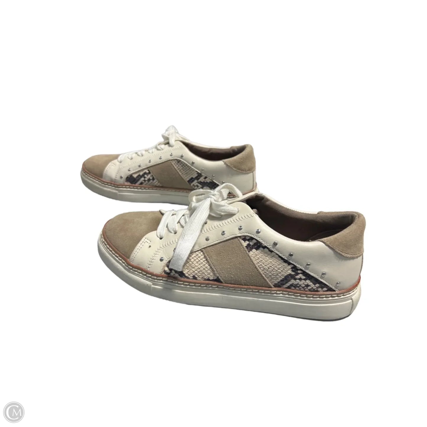 Shoes Flats By Crown Vintage In Snakeskin Print, Size: 8.5