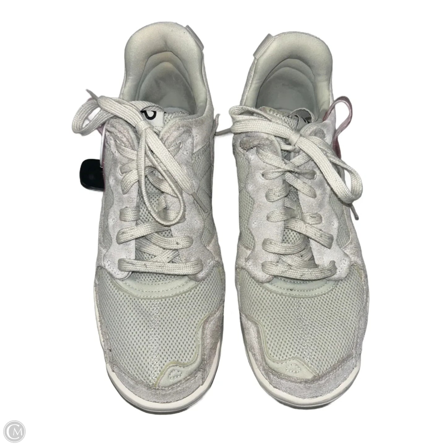 Shoes Luxury Designer By Jordan In Grey & Pink, Size: 10