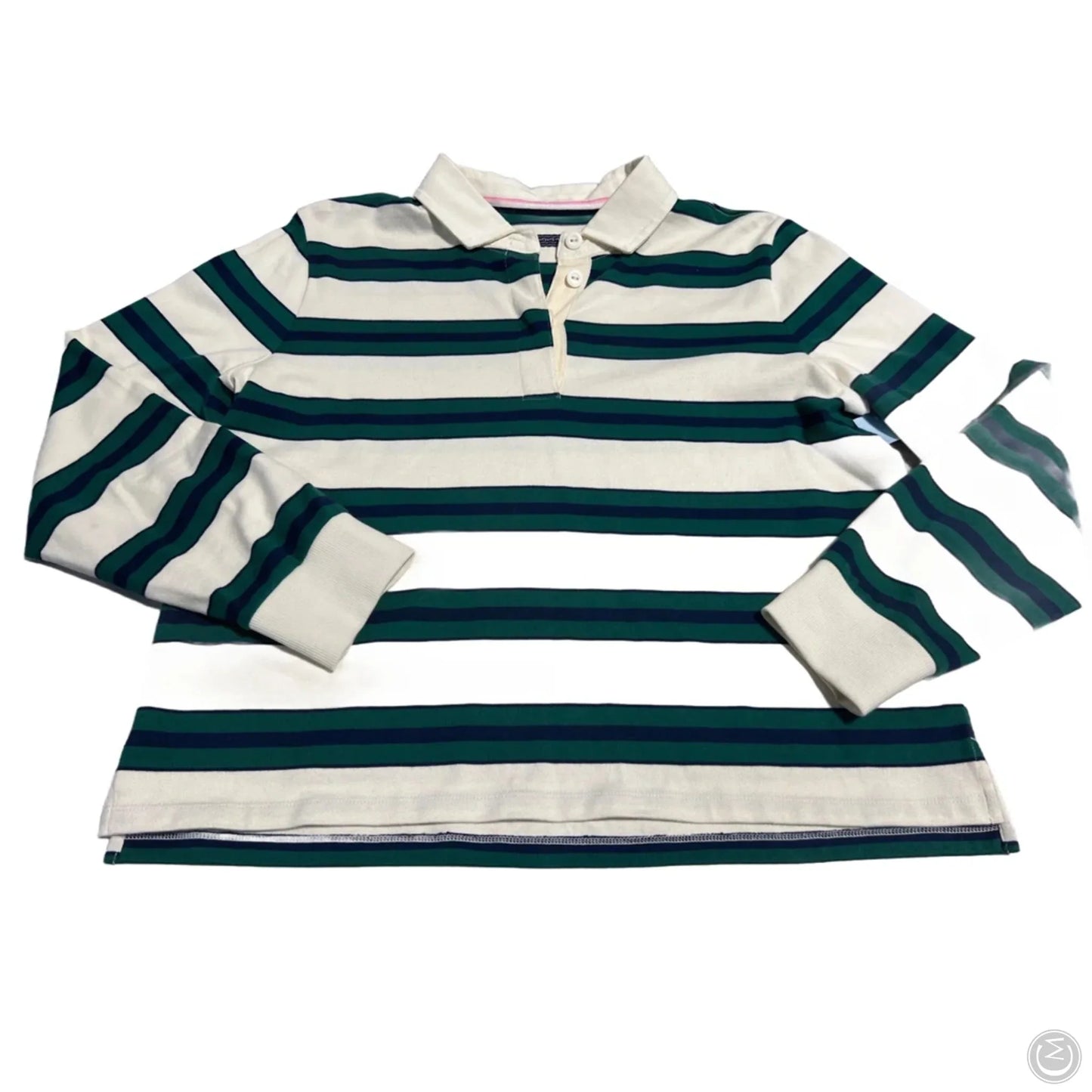 Top Long Sleeve By Vineyard Vines In Striped Pattern, Size: M