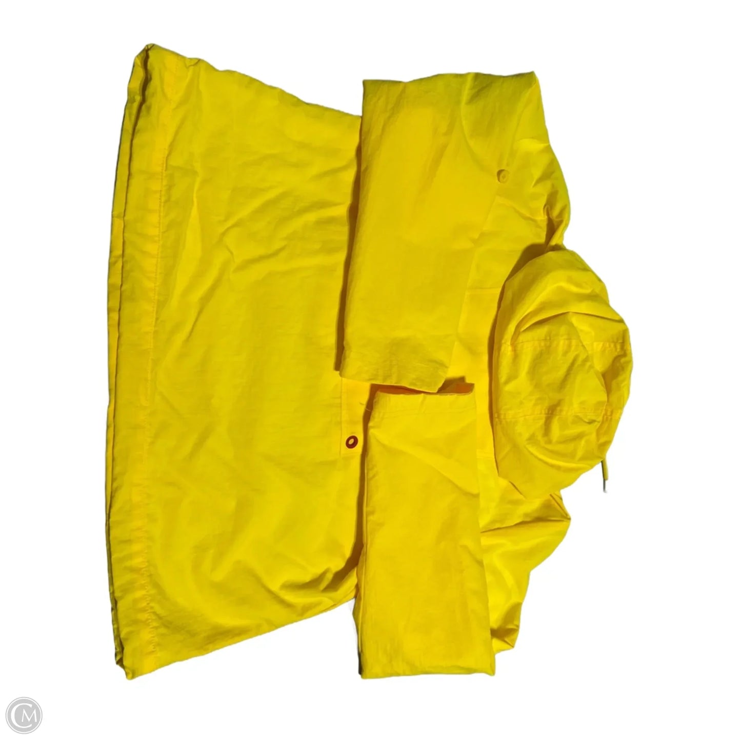 Jacket Windbreaker By Tommy Hilfiger In Yellow, Size: L
