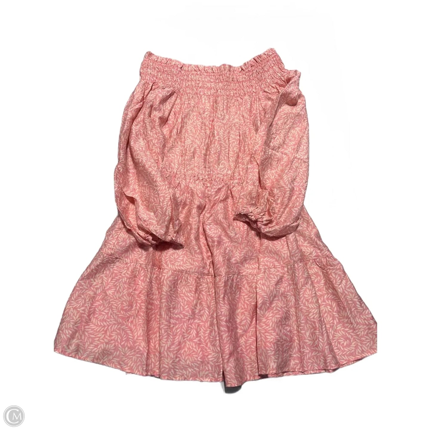 Dress Casual Short By H&m In Pink, Size: M