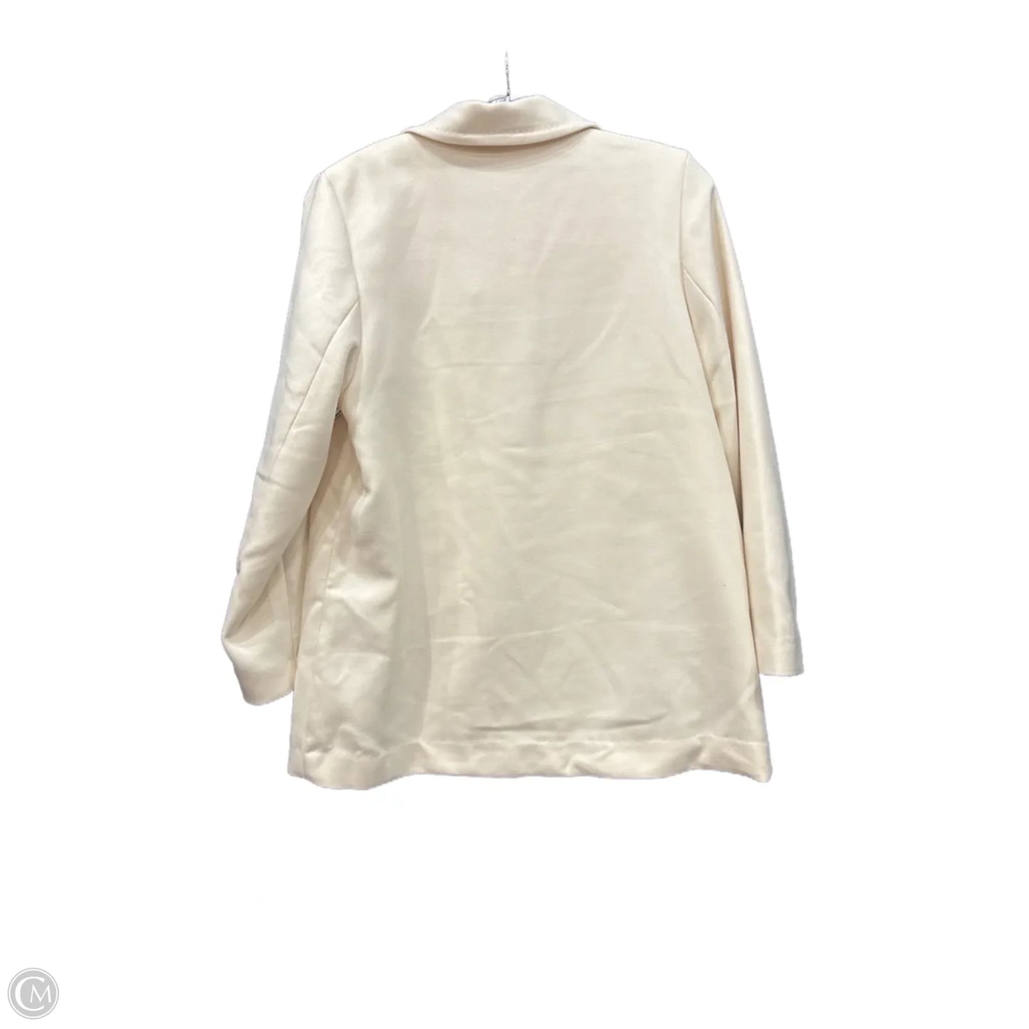 Coat Peacoat By H&m In Cream, Size: M