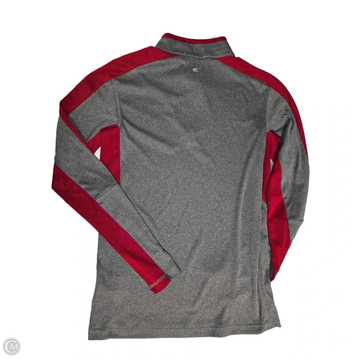 Athletic Top Long Sleeve Collar By Colosseum In Grey, Size: S