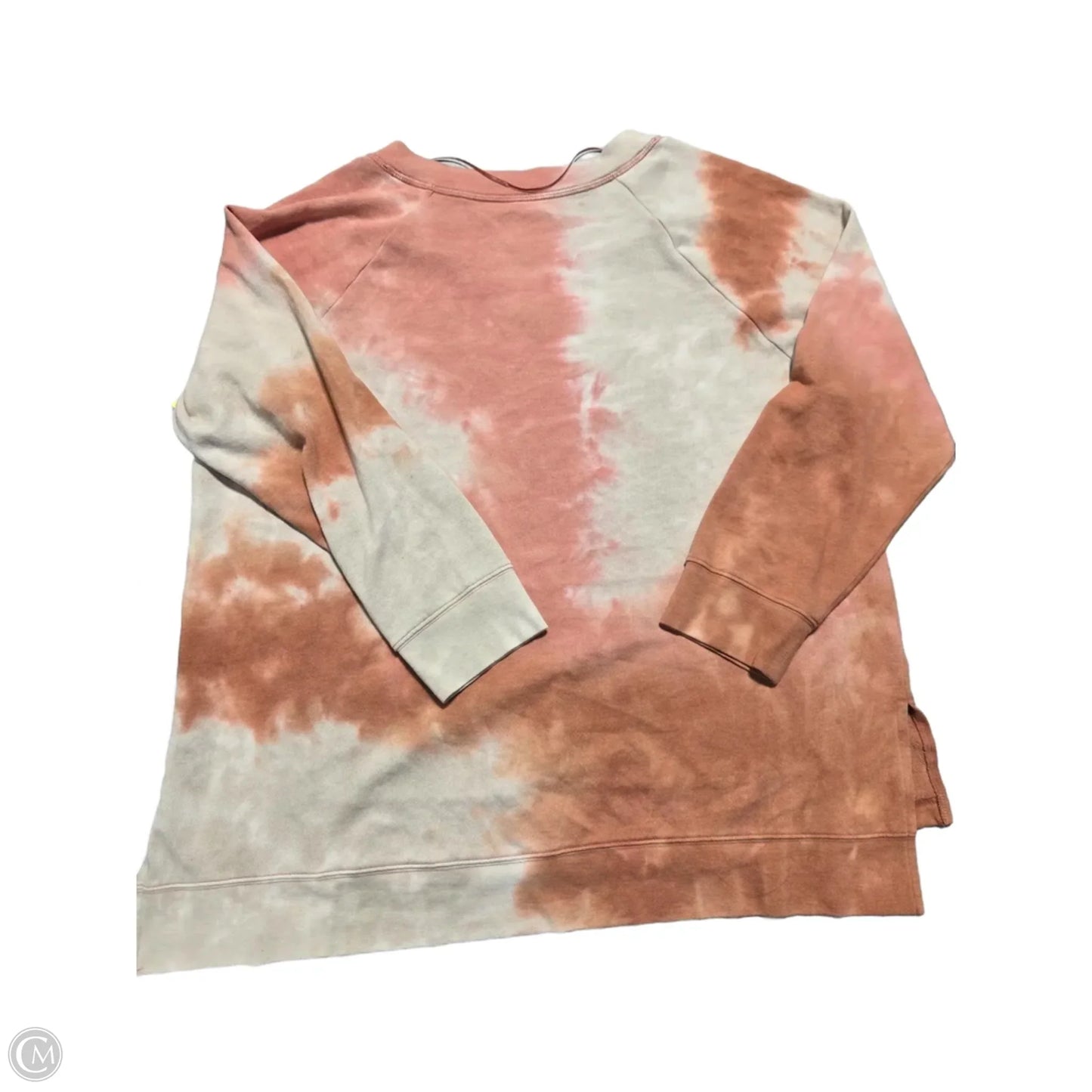 Top Long Sleeve By Terra & Sky In Tie Dye Print, Size: 1x
