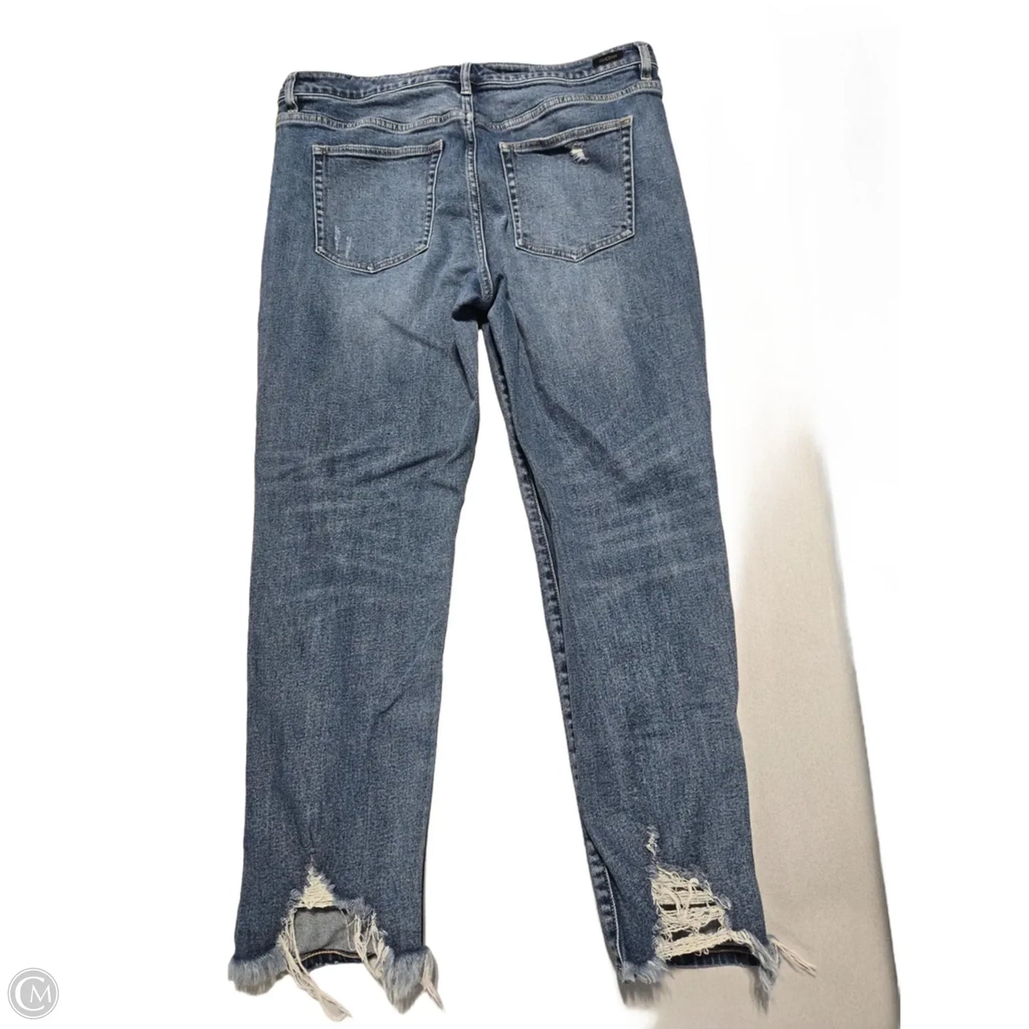 Jeans Straight By Liverpool In Blue Denim, Size: 16