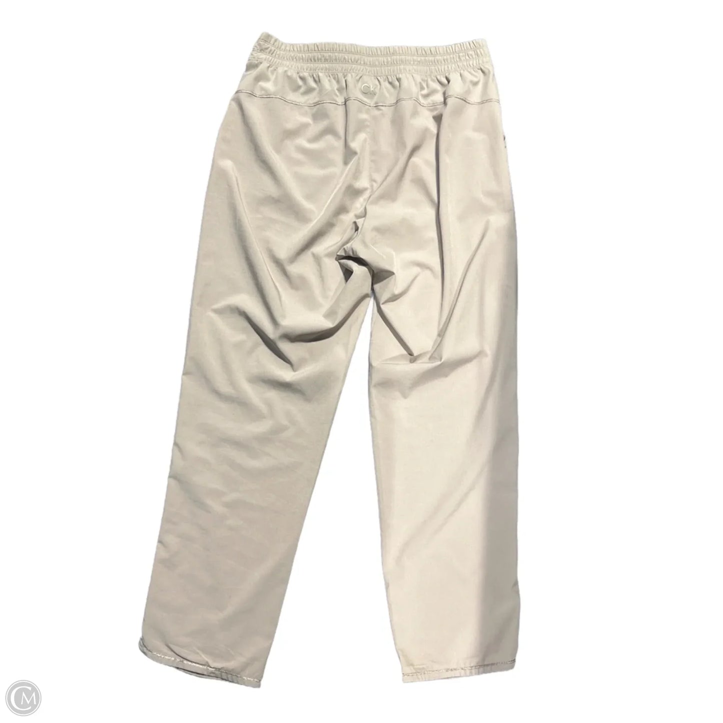 Athletic Pants By Calvin Klein Performance In Beige, Size: M