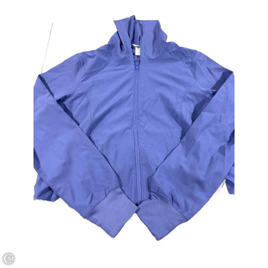 Athletic Top Long Sleeve Hoodie By Cme In Blue, Size: M