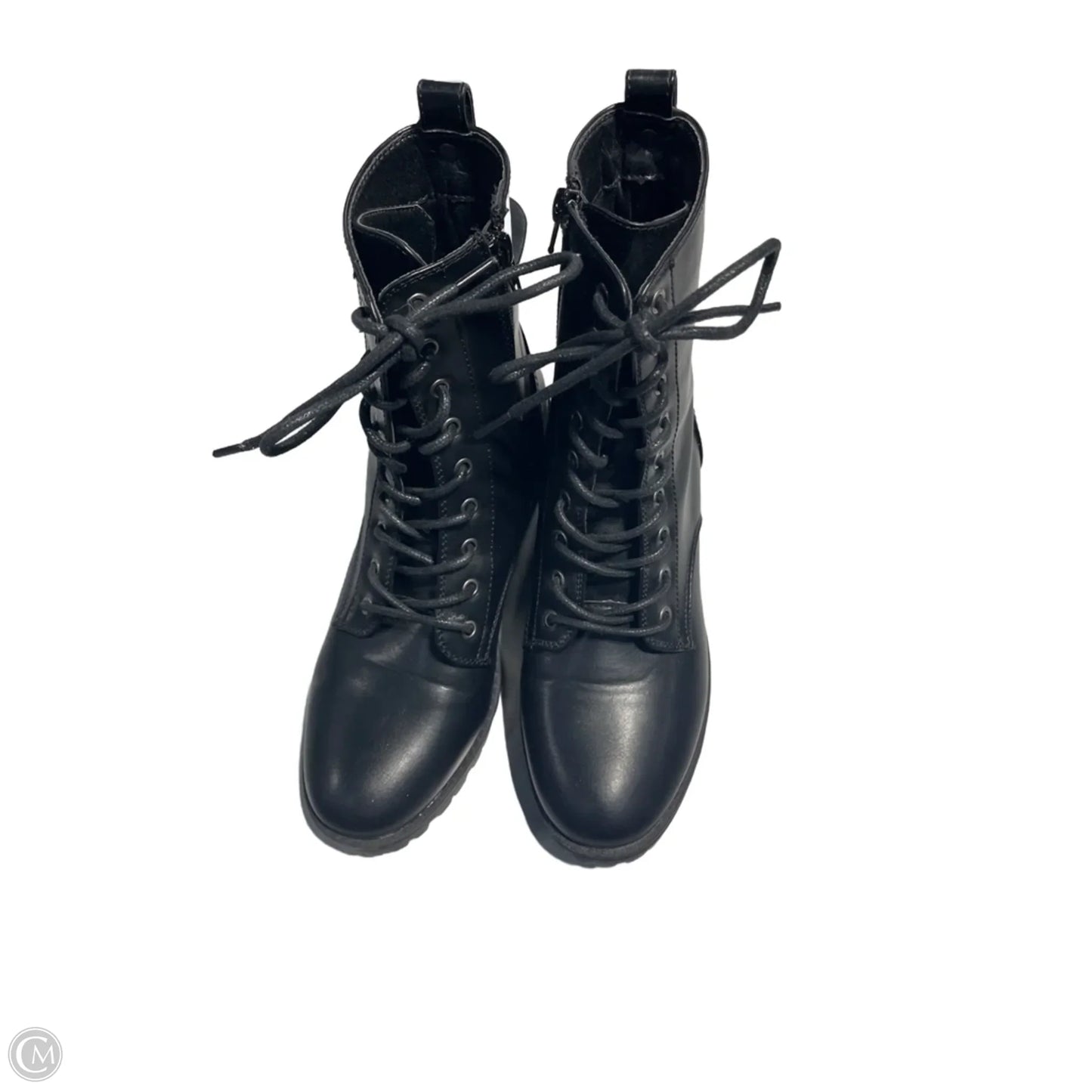 Boots Ankle Heels By Cme In Black, Size: 9
