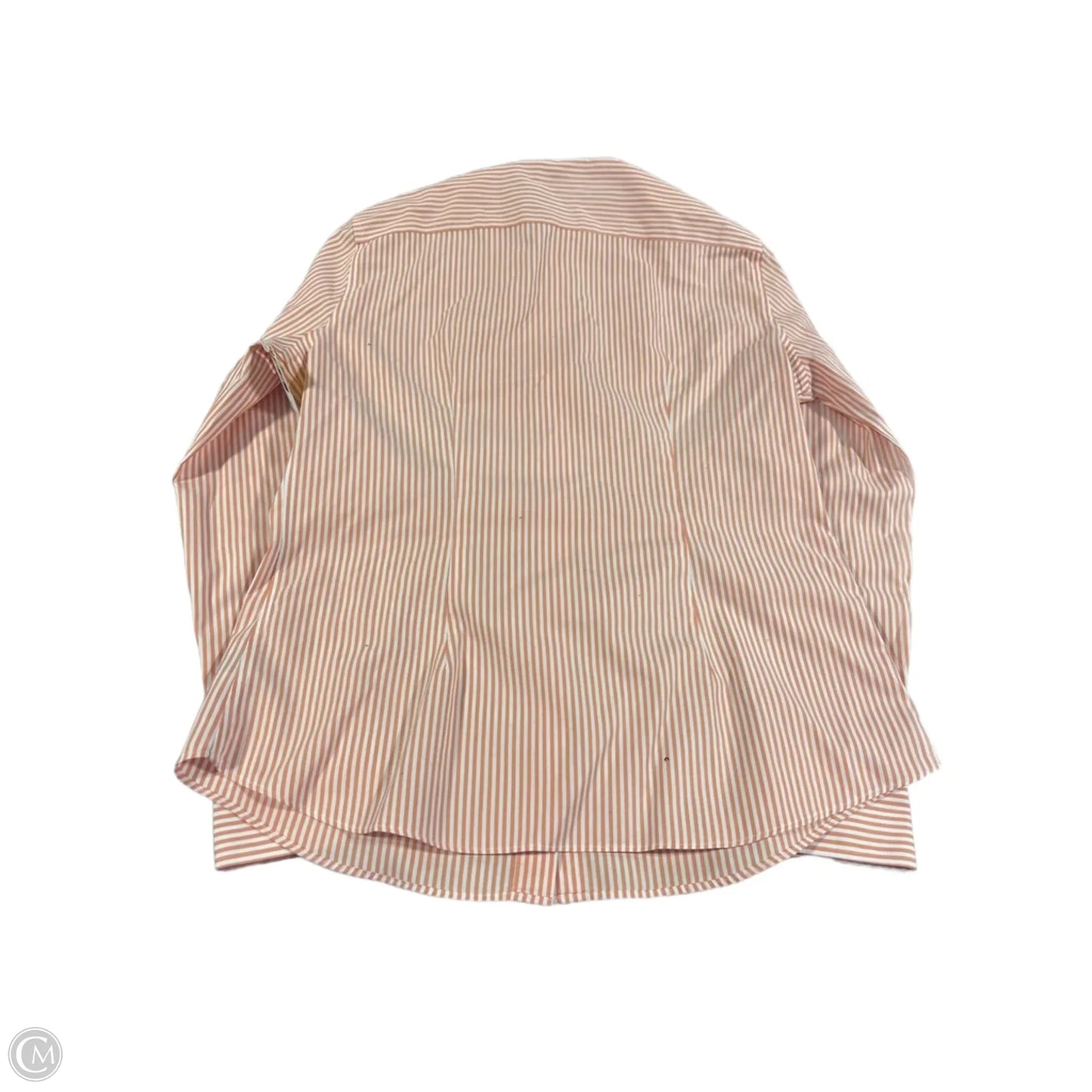 Top Long Sleeve By Lands End In Striped Pattern, Size: S