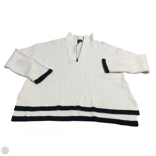 Sweater By Laundry In White, Size: L