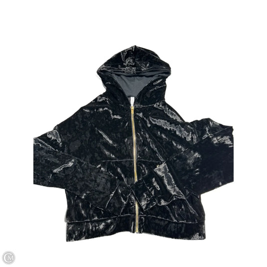 Athletic Sweatshirt Hoodie By Fabletics In Black, Size: S