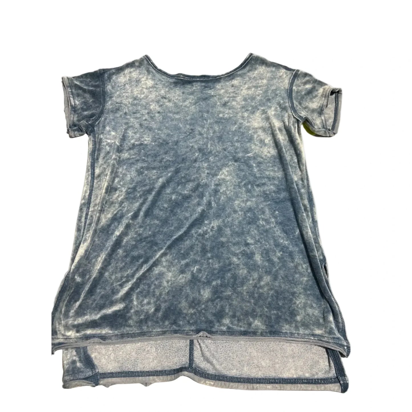 Top Short Sleeve By Green Tea In Blue, Size: S