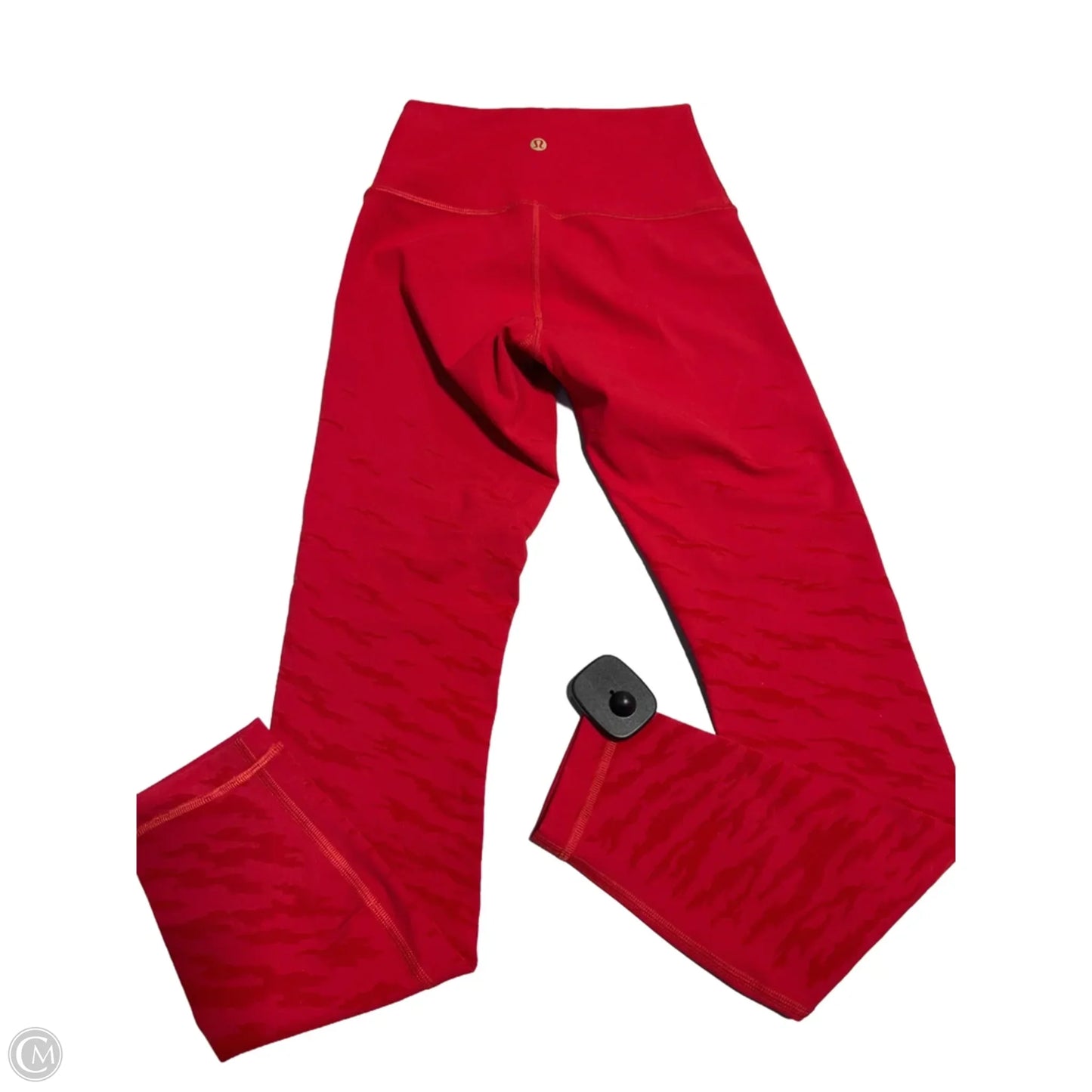 Athletic Leggings By Lululemon In Red, Size: Xs