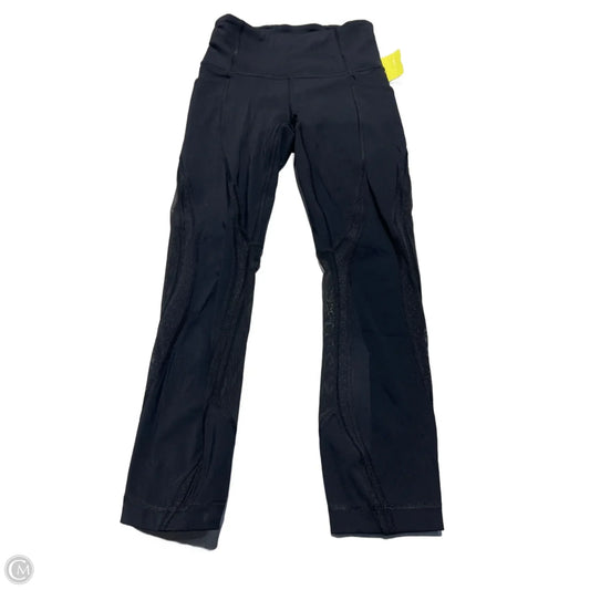 Athletic Leggings By Lululemon In Black, Size: 2