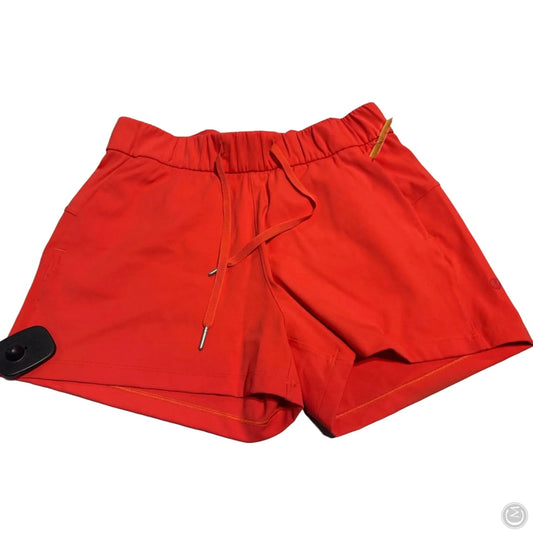 Athletic Shorts By Lululemon In Red, Size: 6
