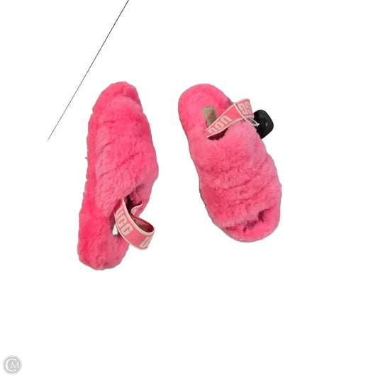 Sandals Designer By Ugg In Pink, Size: 6