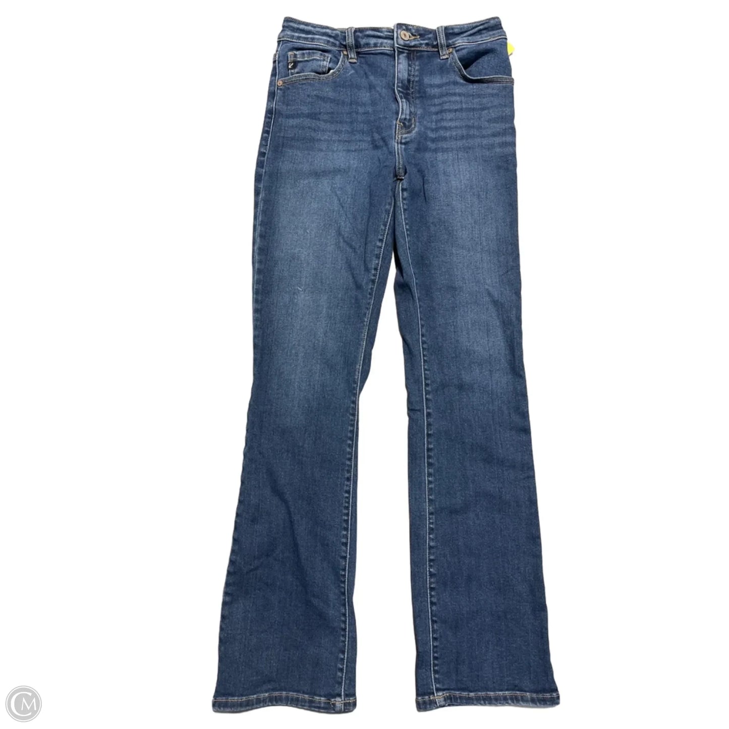 Jeans Flared By Kancan In Blue Denim, Size: 6