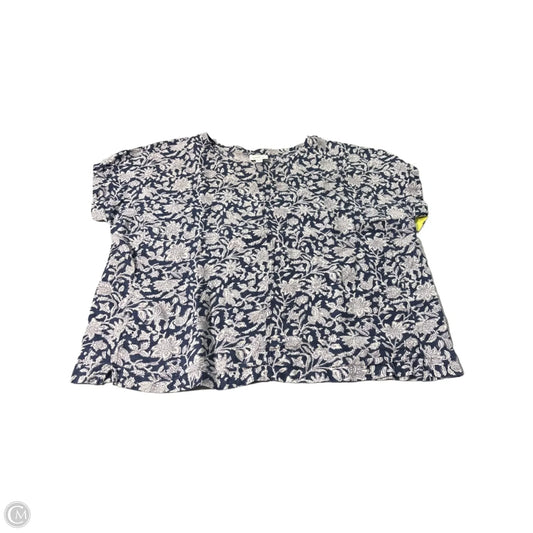 Top Short Sleeve By Pure Jill In Floral Print, Size: L