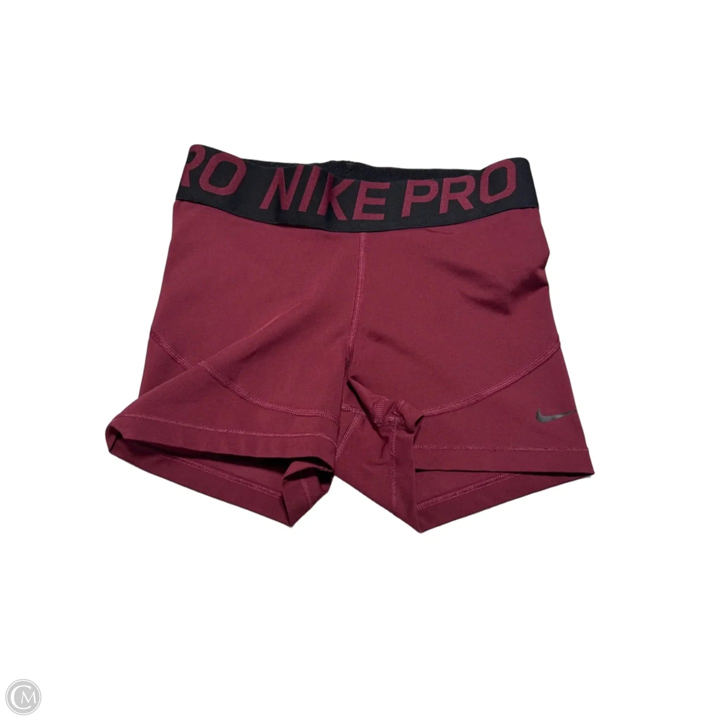 Athletic Shorts By Nike In Maroon, Size: M