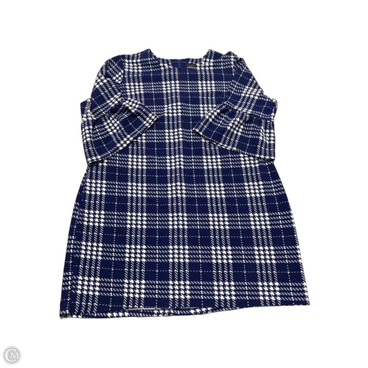 Dress Party Short By Cmc In Blue & White, Size: 3x