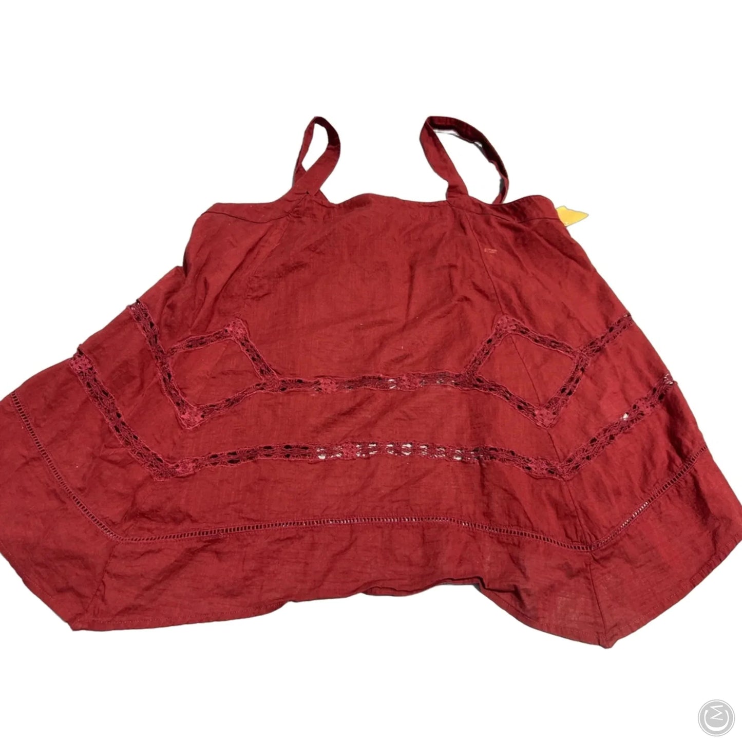 Tank Top By Free People In Maroon, Size: M