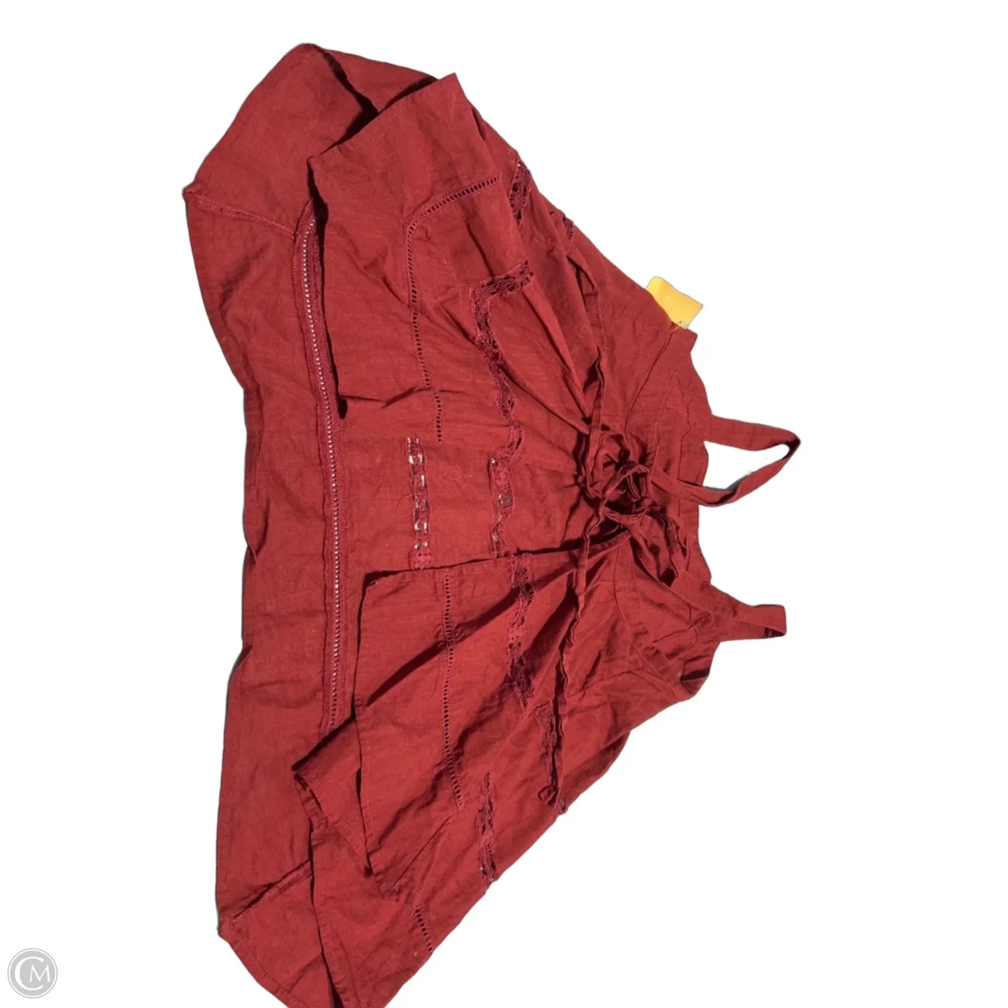 Tank Top By Free People In Maroon, Size: M