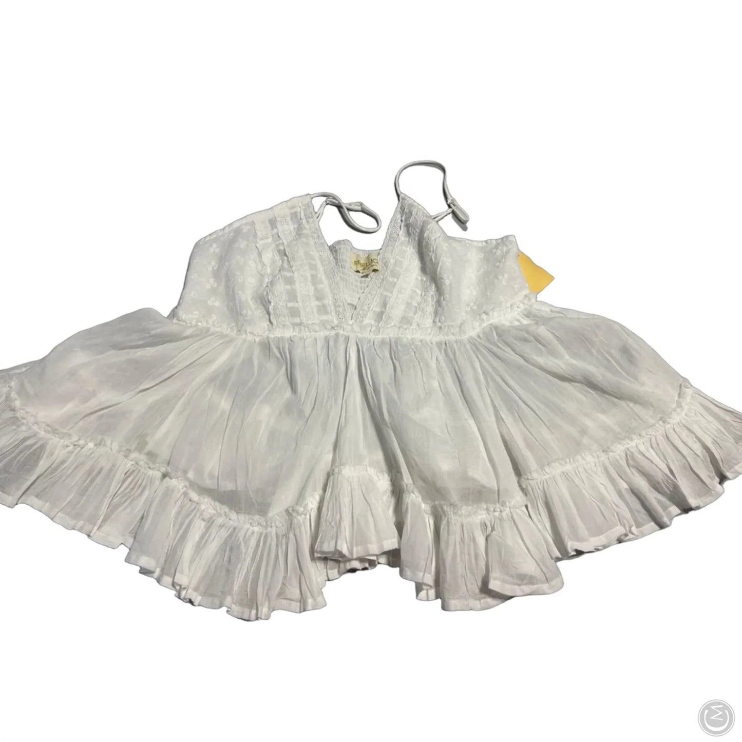 Tank Top By Rebellion In White, Size: L