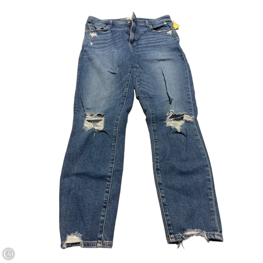 Jeans Skinny By Abercrombie And Fitch In Blue Denim, Size: 10