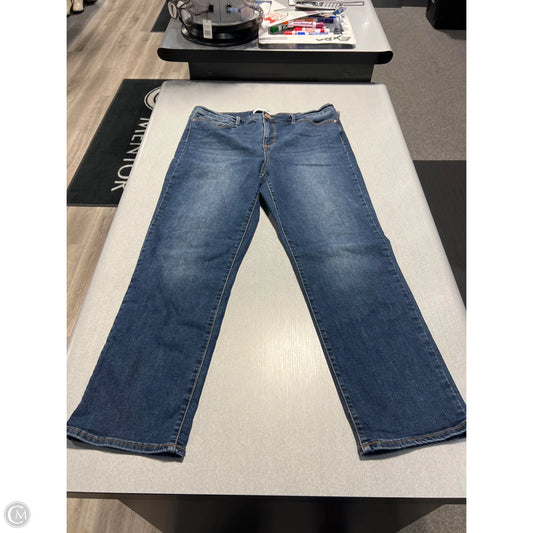 Jeans Straight By Ella Moss In Blue, Size: 14