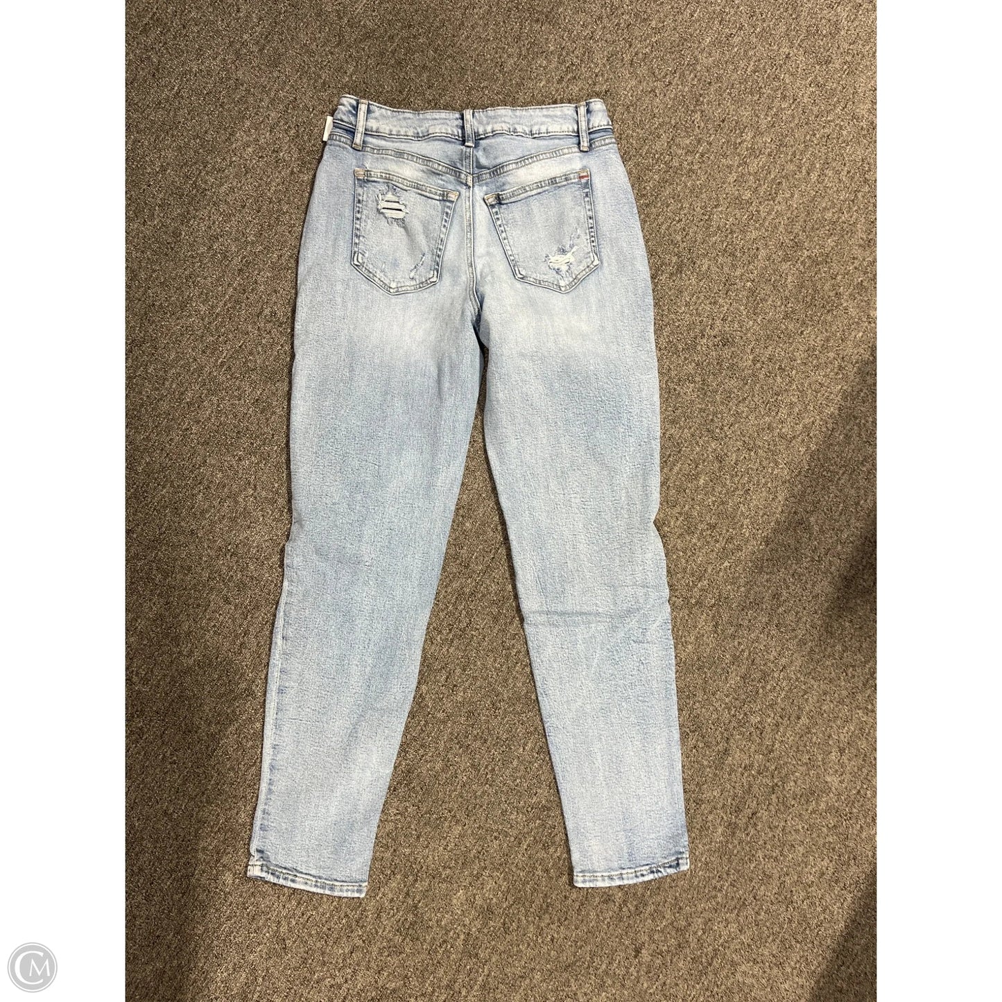 Jeans Straight By Edgely In Blue, Size: 12