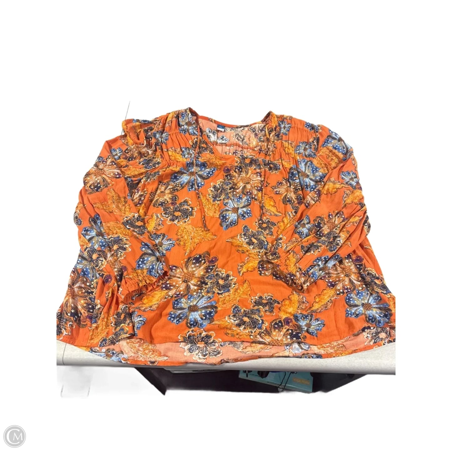 Top Long Sleeve By Old Navy In Floral Print, Size: Xxl