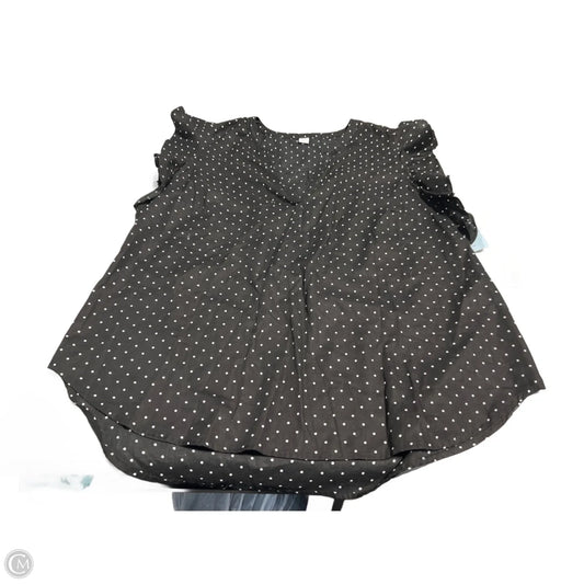 Top Short Sleeve By Old Navy In Polkadot Pattern, Size: Xl