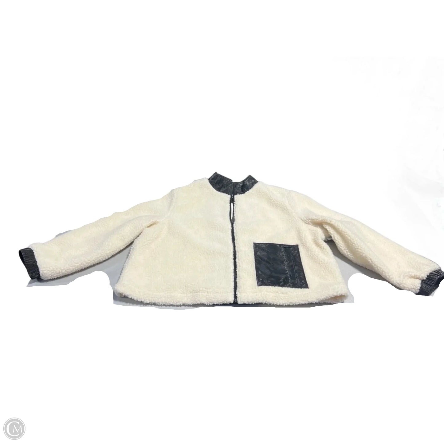 Jacket Faux Fur & Sherpa By Juicy Couture In Cream, Size: 2x