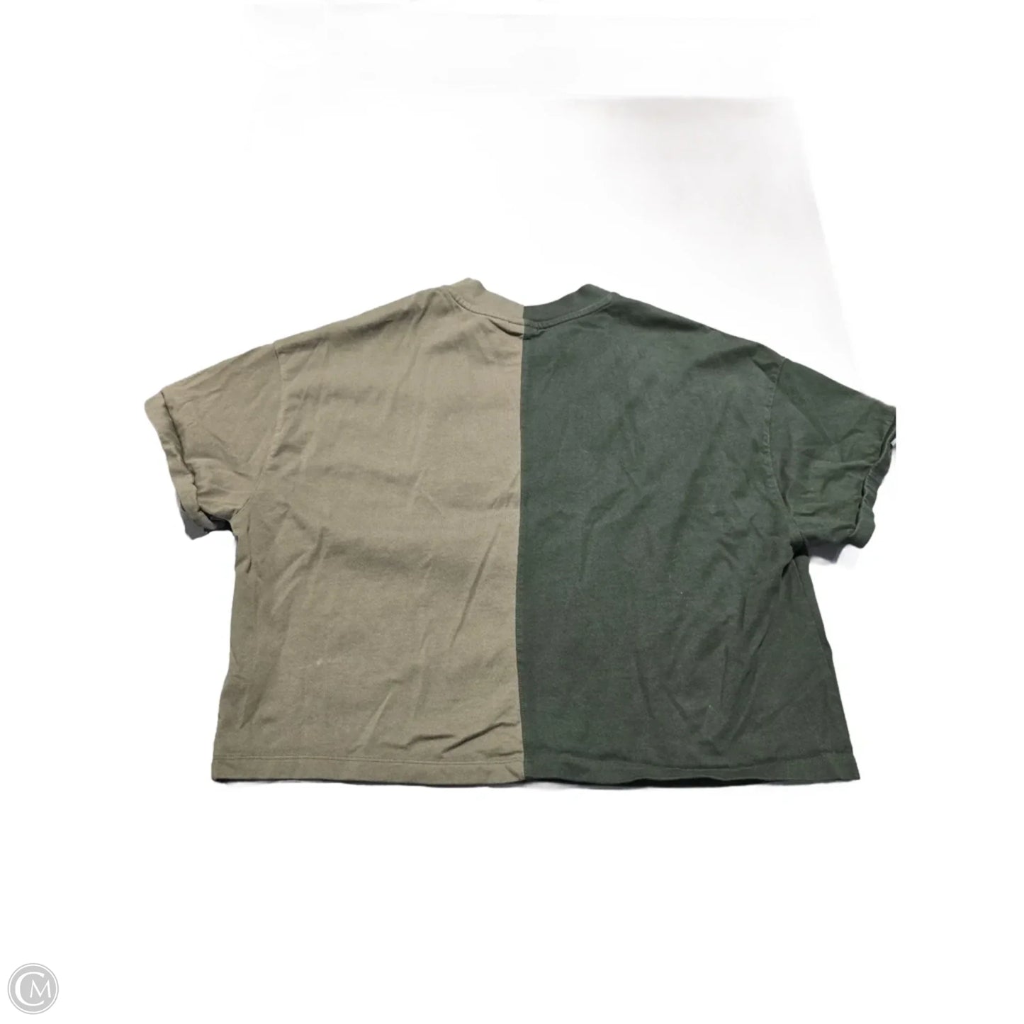 Top Short Sleeve By Adidas In Green, Size: L