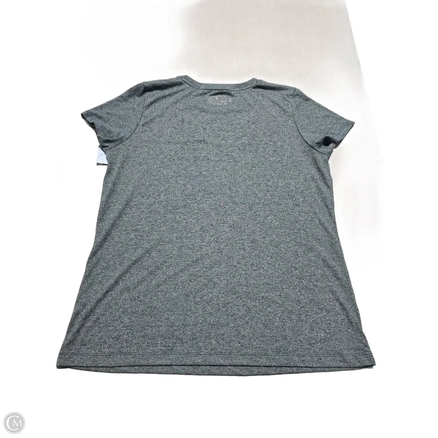 Athletic Top Short Sleeve By Under Armour In Green, Size: L