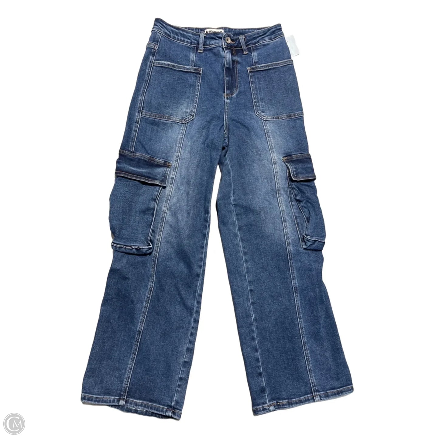 Jeans Boot Cut By Cmc In Blue Denim, Size: 8