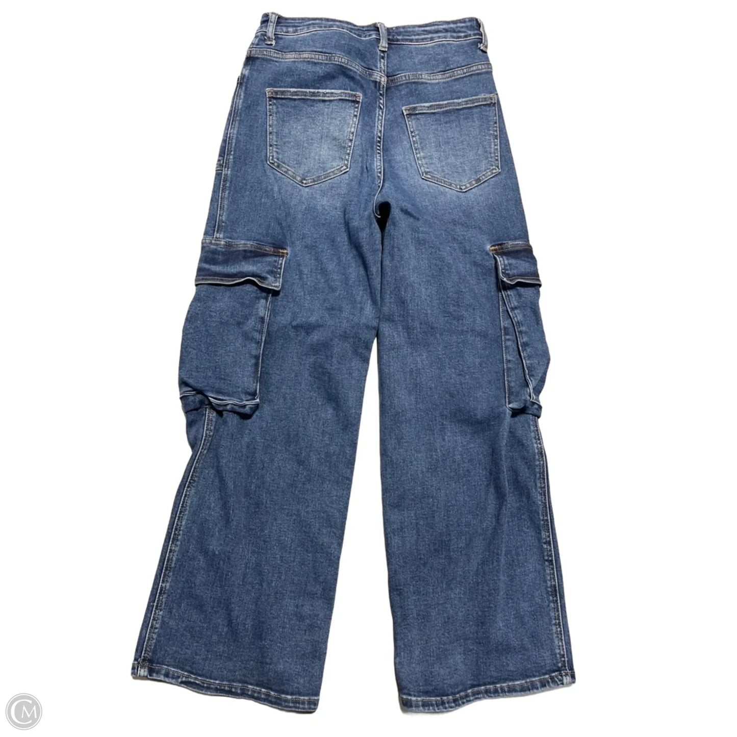 Jeans Boot Cut By Cmc In Blue Denim, Size: 8