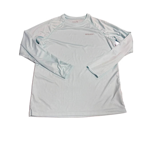 Athletic Top Long Sleeve Collar By Baleaf In Blue, Size: S