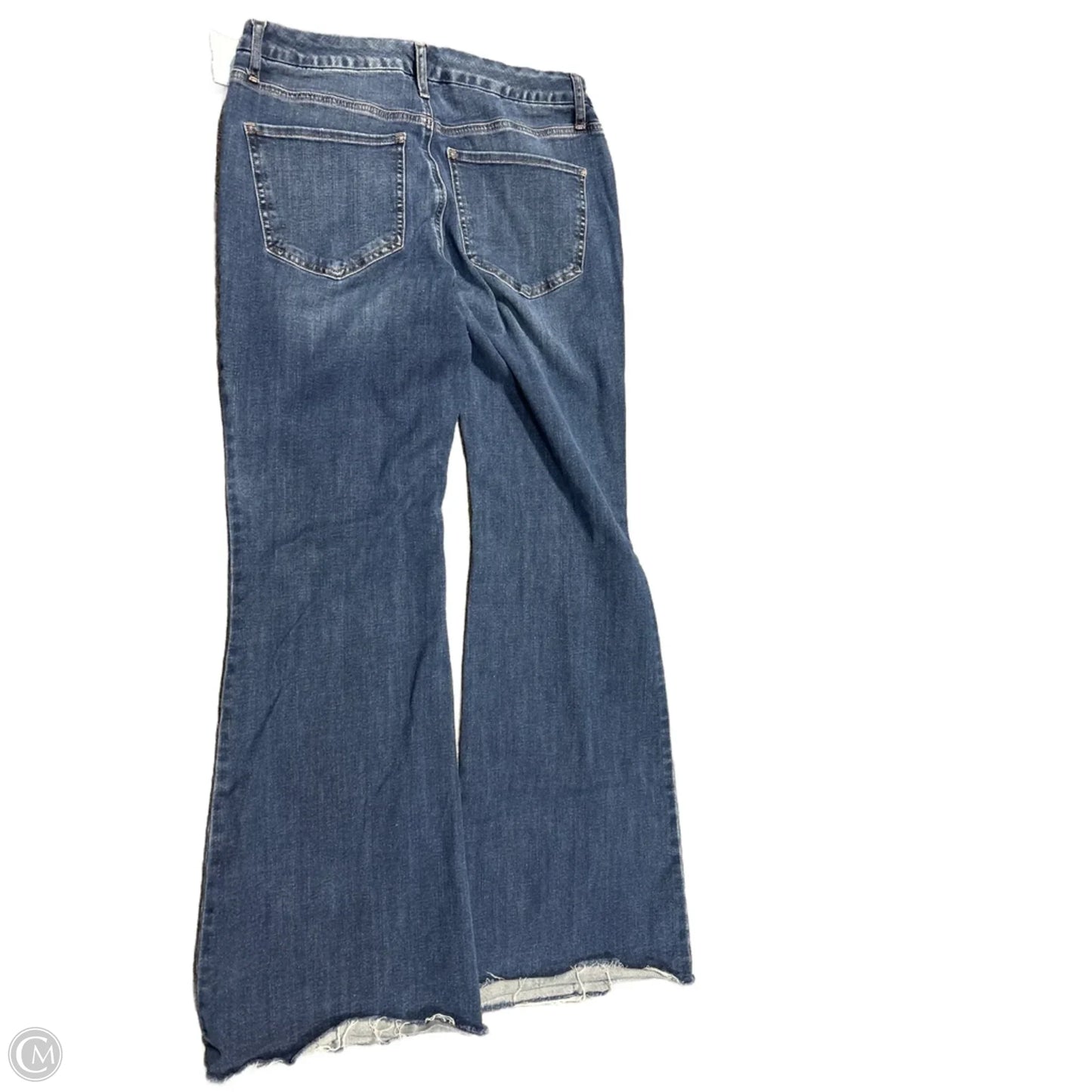 Jeans Boot Cut By Express In Blue Denim, Size: L
