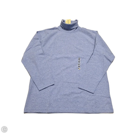 Top Long Sleeve By Marisa Christina In Blue, Size: Xl