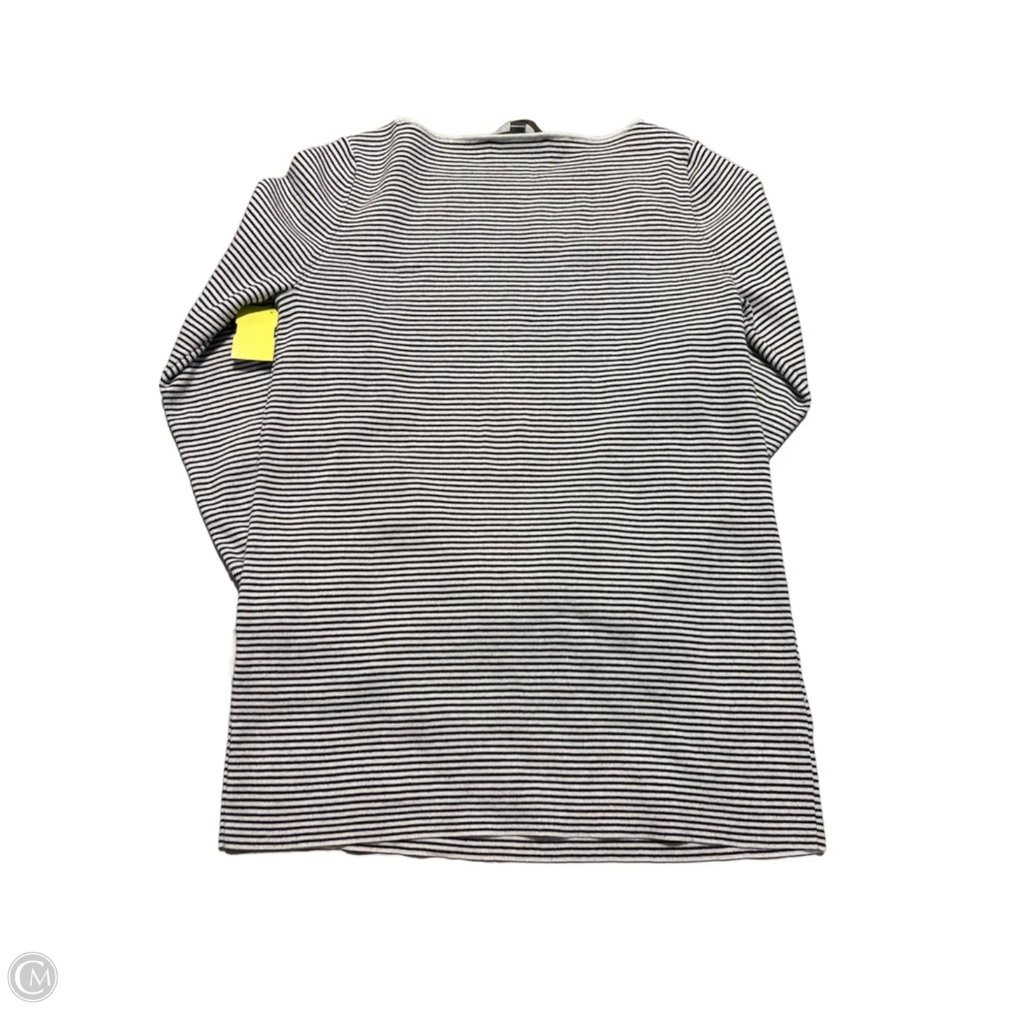 Top 2pc 3/4 Sleeve By Loft In Striped Pattern, Size: M