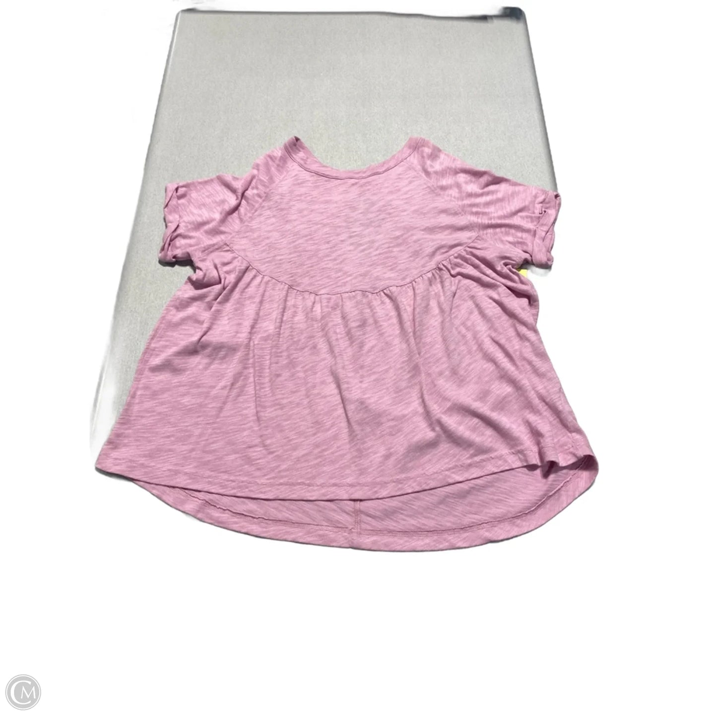 Top Short Sleeve By American Eagle In Pink, Size: S
